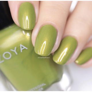 พร้อมส่ง ยาทาเล็บ Zoya Eunice  สีเขียวตอง ไม่ตองธรรมดา ตองอู เอ้ย ตองเมทิลลิคจ้ะ ตองชิมเมอร์ทอง นั่งทายองๆ ร้องอู้ว สวย