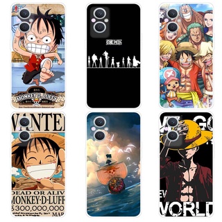 เคส ออปโป้ Oppo A96 5G Reno7 Z F21 Pro 5G Case การ์ตูน One Piece เคสซิลิโคน Soft TPU โทรศัพท์มือถือ Back เคส