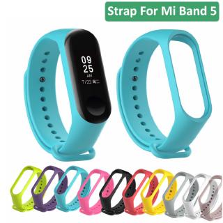 For Xiaomi Mi Band 5 Strap Silicone Wristband Bracelet / For Mi band5   Wrist Color TPU Strap / For Mi Band5 Silicone Replacement Bracelet