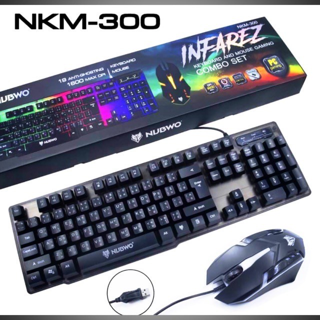 ac NUBWO NKM-300 INFAREZ Keyboard &Mouse Gaming