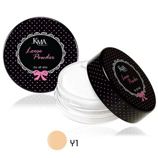 KMA Loose Powder Y1 ผิวขาวเหลือง แป้งฝุ่นเนื้อละเอียด บางเบา ขนาด 21 g