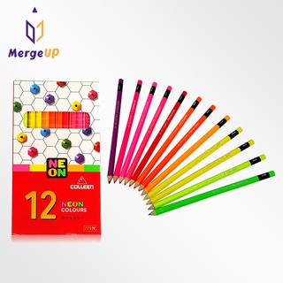 [Neon] สีไม้ คอลลีน Colleen 12 สี 1 หัว ชุดดินสอสี