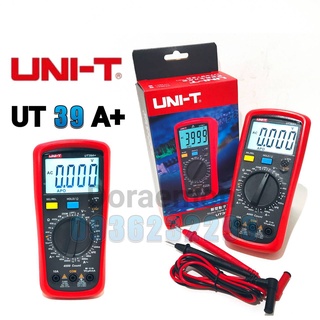 UNI-T UT39A+ Digital Multimeter จอ LED มิเตอร์วัดไฟดิจิตอลมัลติมิเตอร์ มิเตอร์ดิจิตอล เครื่องมือวัดไฟเครื่องทดสอบกระเเส