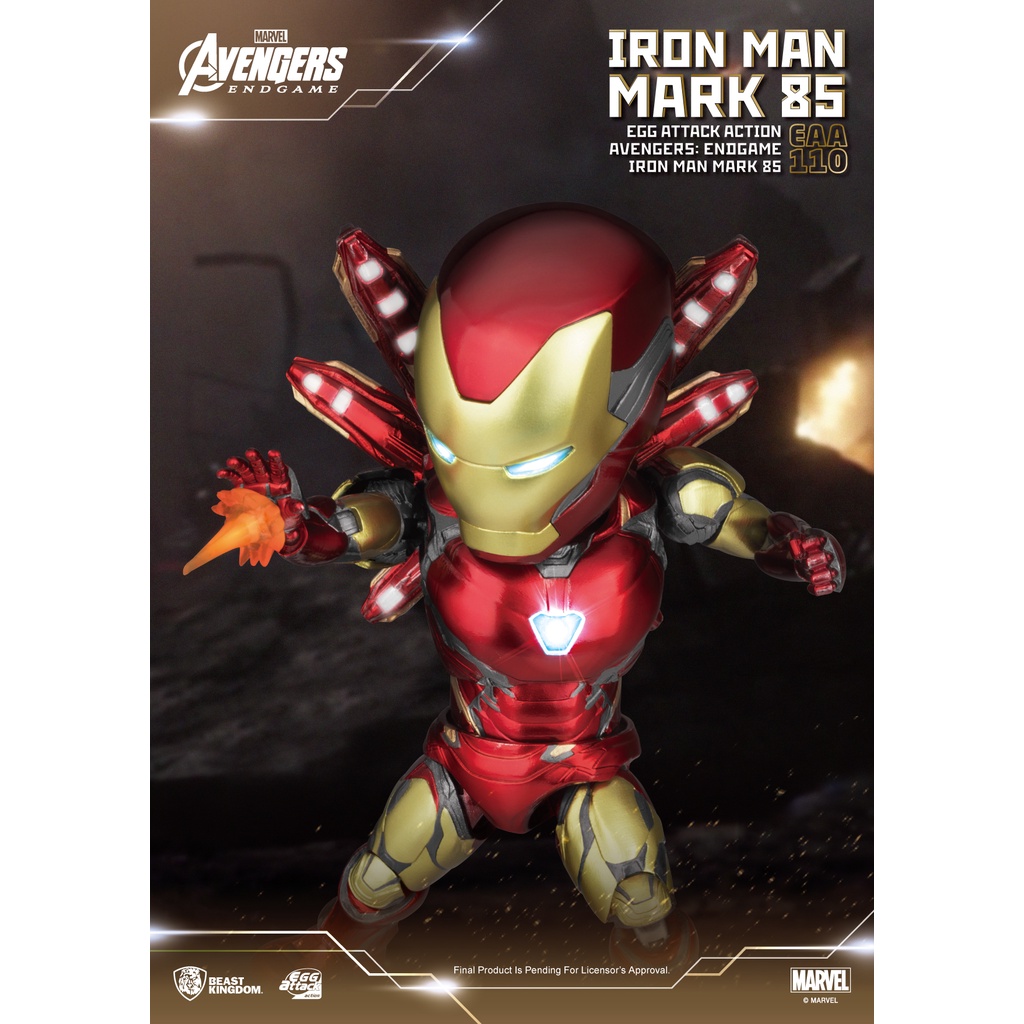 พร้อมส่ง+โค้ดส่วนลด Iron Man MK85: Avengers Endgame (Egg Attack Action) EAA110 by Beast Kingdom (ลิขสิทธิ์แท้)