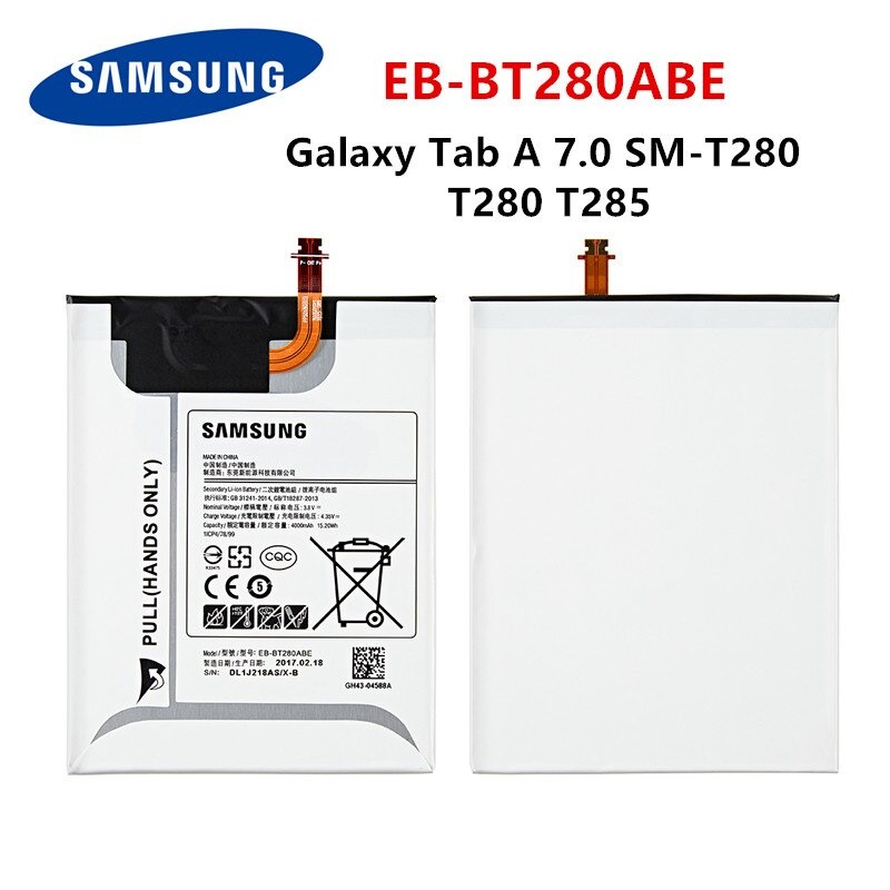 แบตเตอรี่ แท้ Samsung Galaxy Tab A 7.0 SM-T280 T280 T285✨💖 EB-BT280ABE แท็บเล็ต+ เครื่องมือ✨💖💖💖✨4000MAh✨