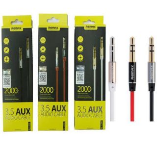 Remax Aux Audio Cable สาย Aux ขนาด 3.5 mm  2M