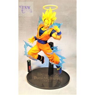 [มือสอง งานแท้ ญี่ปุ่น]Son Goku โกคู ซุปเปอร์ไซย่าร่าง 2 ขนาด 8"-9" ฐานดำ Dragonball ดราก้อนบอล งานแท้ Banpresto