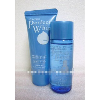 Shiseido-Perfect Wipe+Perfect Water ชุดล้างทำความสะอาดผิวหน้าขนาดพกพา ทำความสะอาดผิวหน้า