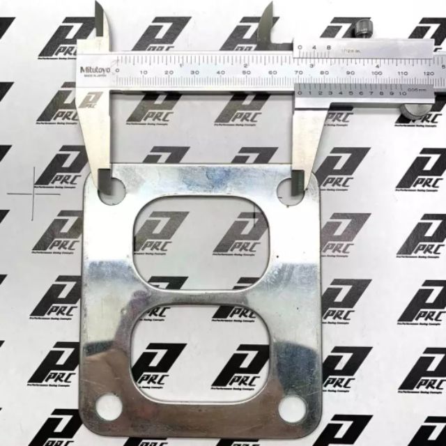 ปะเก็น ปะเกน gasket T4 2 ช่อง(4ชั้น) ม้วนขอบ ปะเกนเทอร์โบ หน้าแปลน T4 ปะเก็นเทอร์โบ T4 Twin scroll