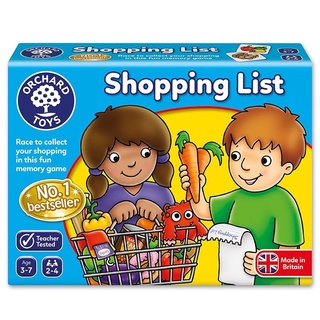 ORCHARD TOYS, Shopping List บอร์ดเกมส์เด็ก เสริมทักษะความจำ การจับคู่ ลิขสิทธิ์แท้ นำเข้าจากอังกฤษ ของเล่นเด็ก 3-7 ปี