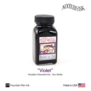 Noodlers "Violet" Ink 3oz.Bottle - หมึกเติมปากกา สีไวโอเล็ต ขนาด 3 ออนซ์