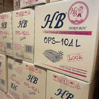 [ขายยกลัง] กล่องใสOPS104L (ล็อคในตัว) และ 104 (ไม่ล็อค) บรรจุ 1000 ชิ้น/ ลัง ทนความร้อนได้
