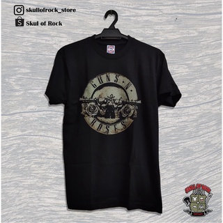 เสื้อยืดผ้าฝ้าย 100% พิมพ์ลาย GUN N ROSES HITAM ROCK BAND UNISEX สีดํา พลัสไซซ์ XS-XXXL ของขวัญวันเกิด สําหรับผู้ชาย