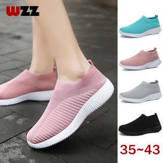 WZZ Womens fashion running breathable shoes