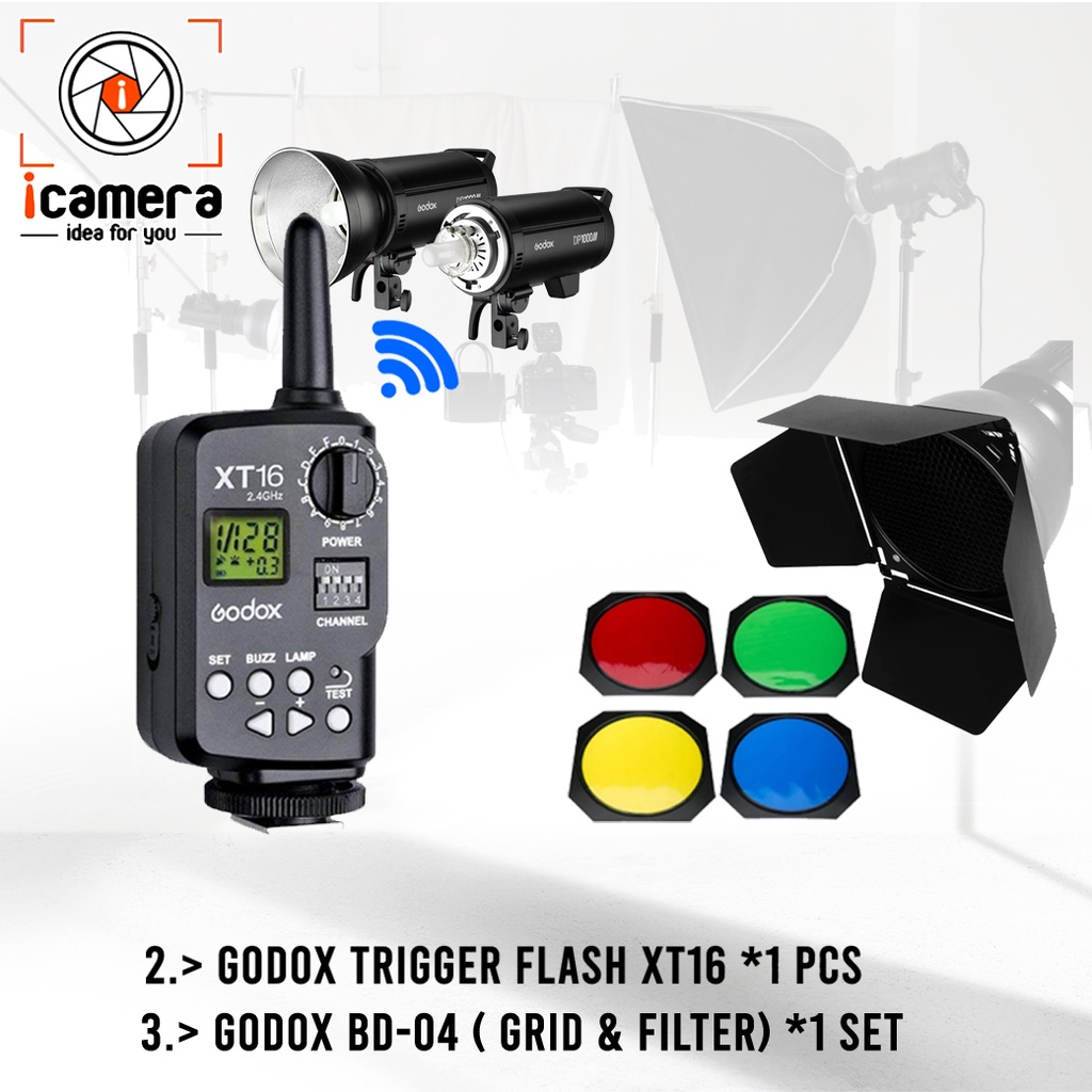 Godox DP1000III 1000Ws Studio Flash - Professional Monolight With 2.4G Wireless & Bowens Mount