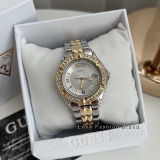 👑OriginaI 100%👑  นาฬิกาข้อมือ Guess Womens U0026L1 Sporty Two-tone Watch