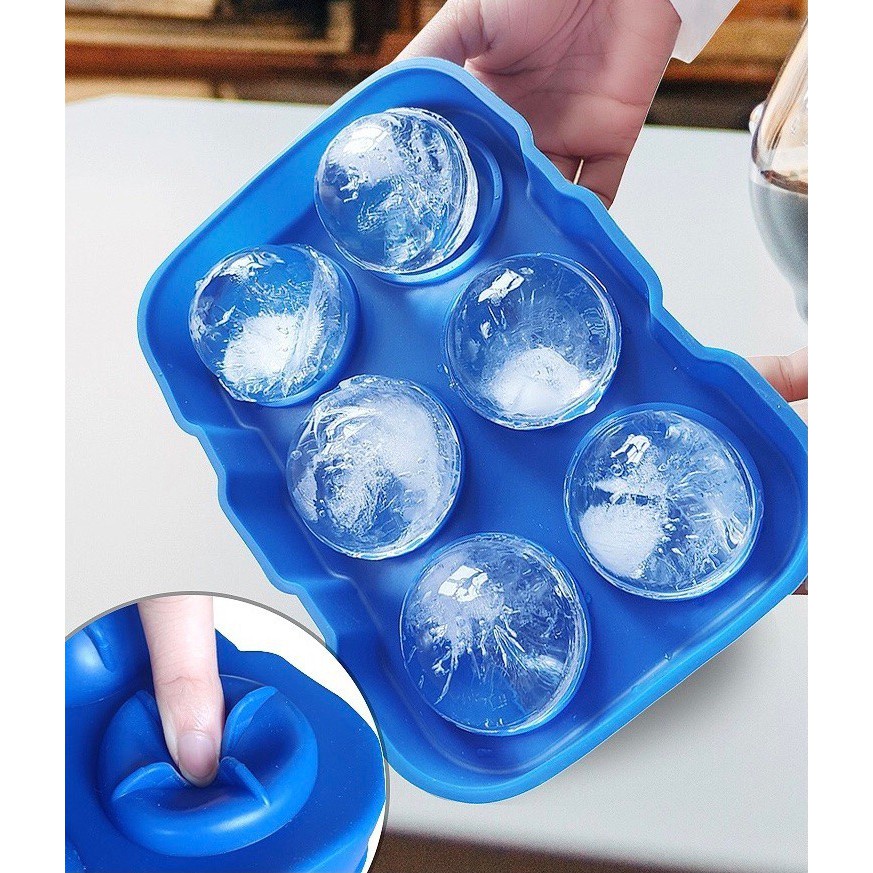 Whiskey Ice Silicone Block บล็อคซิลิโคนทำน้ำแข็งวิสกี้ 6 ลูก