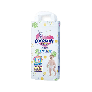 EUROsoft Premium (Size 3XL) 1 แพ็ค กางเกงผ้าอ้อม ผ้าอ้อมเด็กสำเร็จรูป แพมเพิส นุ่ม บางพิเศษ ซึบซับดีเยี่ยม