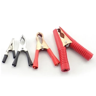 คลิปปากจระเข้ 5A 30A 50A 100A สําหรับทดสอบไฟฟ้า DIY F1TH 1 คู่