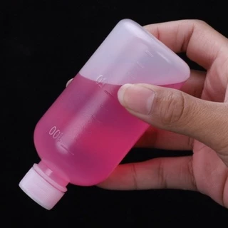 พร้อมส่ง!10/20/30/50/100 ml ขวดยาน้ำมีสเกล ขวดและฝาเกลียวสีขาว เนื้อพลาสติก บีบได้คืนตัวดีไม่เสียทรง วัสดุPE