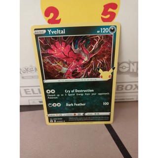 Pokemon Card "Yvelta Holo 019/025" ENG Celebrations