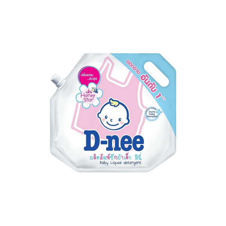 รีฟิลน้ำยาซักผ้าเด็ก D-NEE 1800 มล. ชมพู | ดีนี่ | 8851989062617 น้ำยาซักผ้า/รีดผ้า อุปกรณ์ซักรีด จัดเก็บและทำความสะอาด
