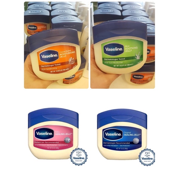 Vaseline 100% Pure Petroleum Jelly Original 368g.