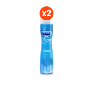 [ลด10%ใส่DRSEPM2]Durex เจลหล่อลื่น เพลย์ คลาสสิค 100 มล. รวม 2 ขวด