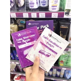 Dipso Color Pack Shampoo&Conditioner ​ ดิ๊พโซ่​ คัลเลอร์​ แพ็ค​ แชมพู​แอนด์​คอนดิชั่นเนอร์ เพิ่มประกายบลอนด์เทา ​/00646