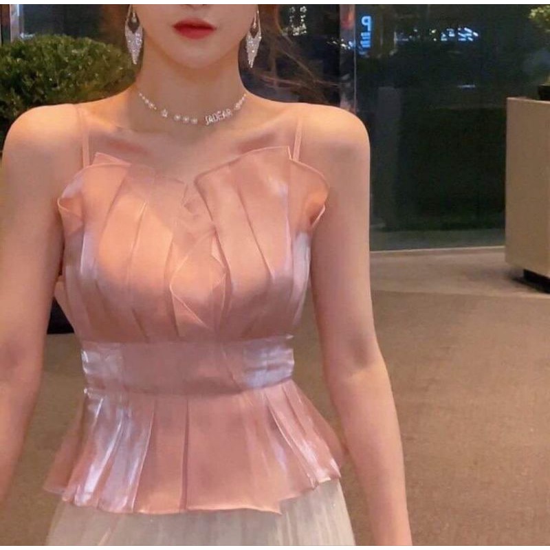 เสื้อเชิ้ตสไตล์บัสเตอร์ผ้าไหมเงาคุณภาพสูงดีไซน์แปลก ๆ สําหรับสาวฮอตเลดี้