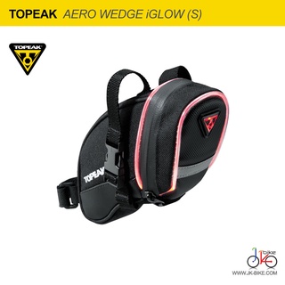 กระเป๋าใต้อานจักรยานพร้อมไฟในตัว TOPEAK AERO WEDGE iGLOW SEAT BAG (S)