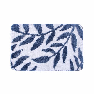 พรมเช็ดเท้า Kassa Home BC088 สีขาว-น้ำเงิน ขนาด 40 x 60 ซม.  พรมเช็ดเท้า  Doormat Kassa Home BC088 white-blue size 40 x