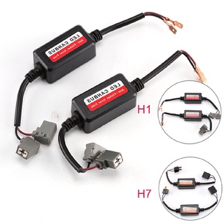 2pcs H1/H7 LED Front Headlight Canbus Error Free Warning Resistor Decoder