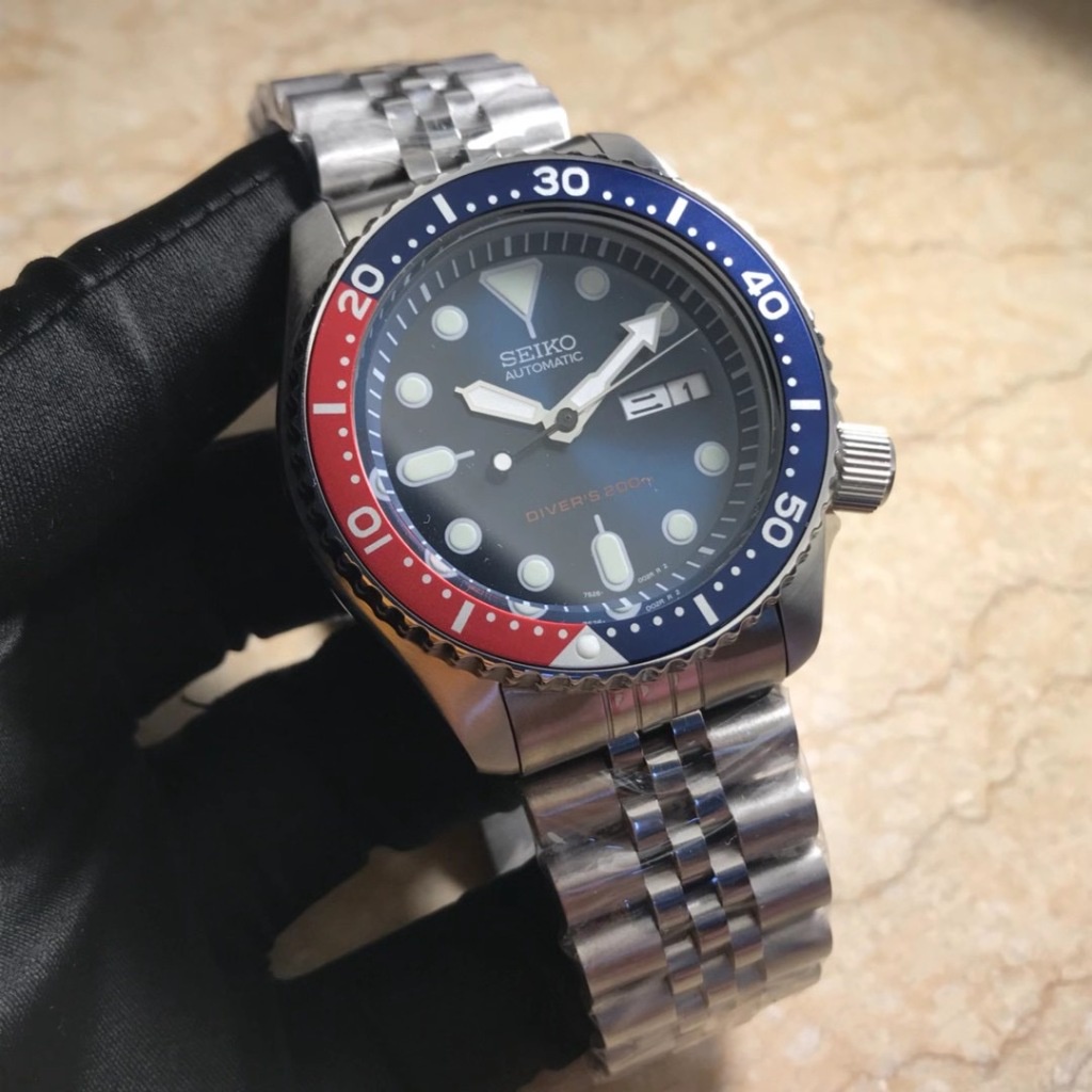 Seiko นาฬิกาข้อมืออัตโนมัติ ปฏิทินคู่ กันน้ํา สําหรับผู้ชาย Skx009 340l
