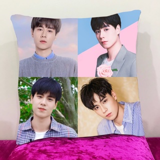 หมอนอิงสั่งทำ ใส่ได้4รูป หมอนอิงขนนุ่ม หมอนอิงโซฟา หมอนอิงในรถ หมอนอิง Cushions หูอี้เทียน Hu Yitian