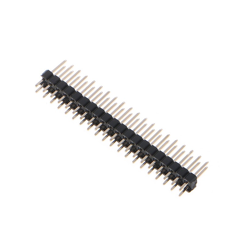 2 . 54 . 2x20 Pin Break - Away Dual Male อุปกรณ์เชื่อมต่อสายเคเบิ้ล Raspberry Pi Zero Gpio