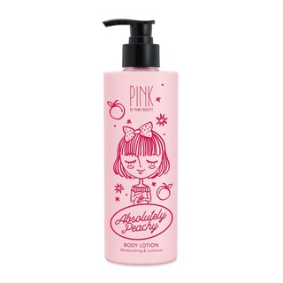 PINK BY PURE BEAUTY พิ้งค์ บาย เพียว บิวตี้ แอ๊บโซลูทลี่ พีชชี่ บอดี้ โลชั่น 400มล.