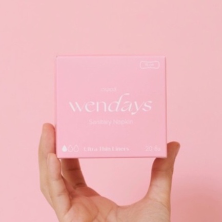 โรงงานผลิต ซื้อ 1 แถม 1 WENDAYS Ultra Thin Liners 15CM (20pcs) ราคาส่ง พร้อมส่ง กล่องคุณยาย