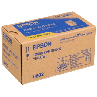 ตลับหมึกโทนเนอร์แท้  EPSON AcuLaser C9300 (BK, C, M, Y) S050602, S050603, S050604, S050605 ของแท้ / Earth Shop