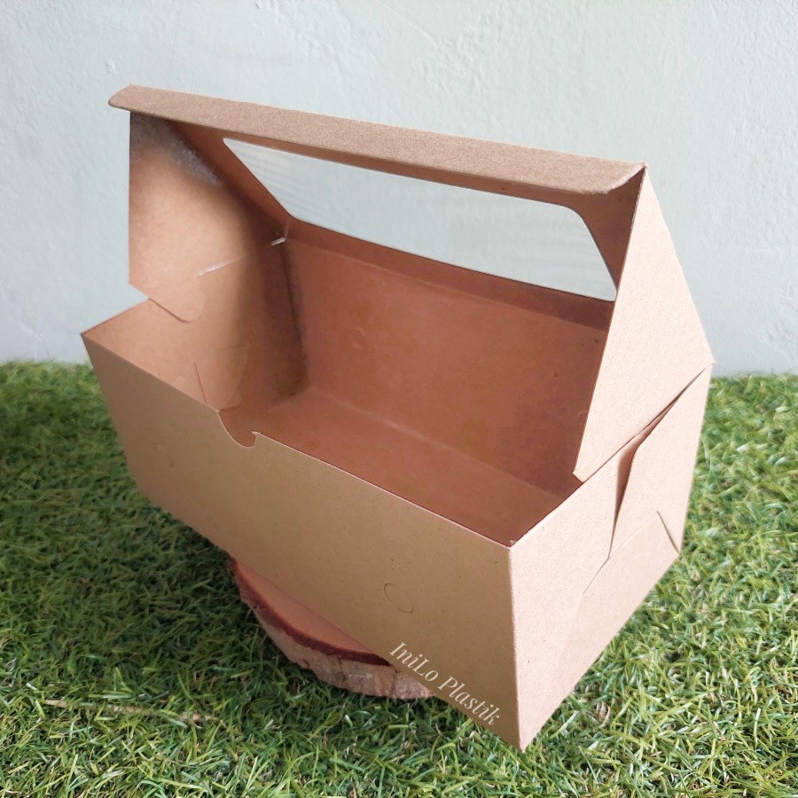 @1 แพ็ค Cake Box 12x16x8 Window / Bread Box / Cake Box / Glass BK Box