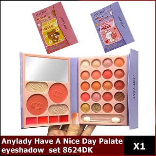 Anylady Have A Nice Day Palate eyeshadow  set 8624DK 🦄❤️ พาเลทเซตแต่งหน้า