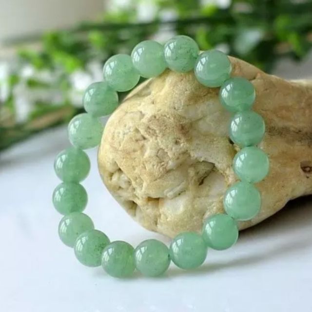 สร้อยข้อมือหินอเวนเจอรีน Aventurine blacelet