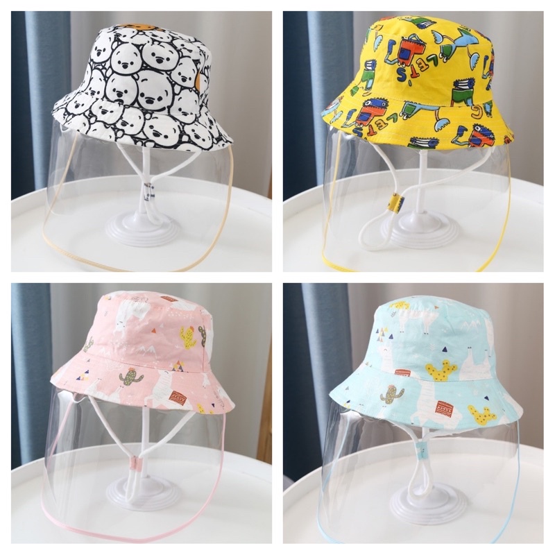 Lalemon หมวกปีกกันไวรัส สำหรับเด็ก 0-2 ปี สินค้าพร้อมส่ง เฟสชิลถอดออกได้ ขนาด 46 cm ,48 cm, 50 cm - รูปที่ 7
