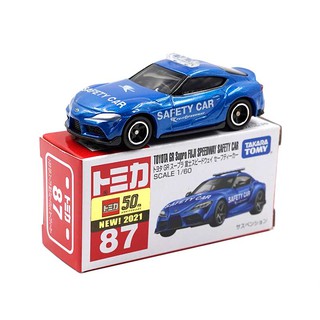 รถเหล็กTomica ของแท้ Tomica No.87 Toyota GR Supra Fuji Speedway Safety Car (มีสติ๊กเกอร์ First Lot 2021)