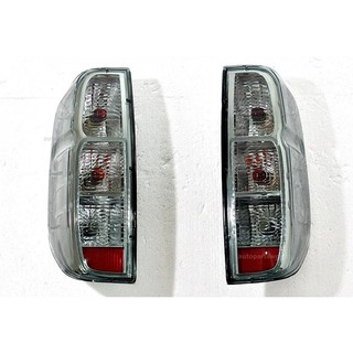 ไฟท้าย นาวารา ฟรอนเทียร์ NISSAN NAVARA FRONTIER D40 2005 - 2010 สี smoke เข้ม