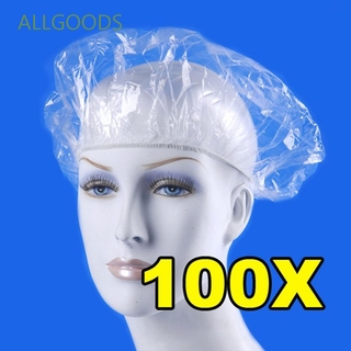 Allgoods หมวกอาบน้ําแบบใช้แล้วทิ้ง 100 ชิ้น / แพ็ค