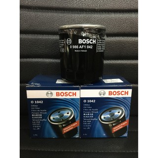 ไส้กรองน้ำมันเครื่อง BOSCH O1042 TOYOTA VIGO FORTUNER INNOVA COMMUTER