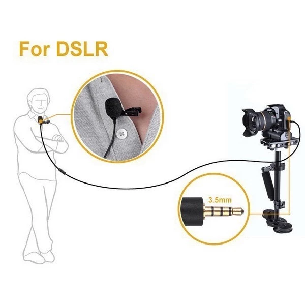 BY-M1 ติดเสื้อ สำหรับ smart phone,กล้อง DSLR , PC, audio recorder thumbnail 4