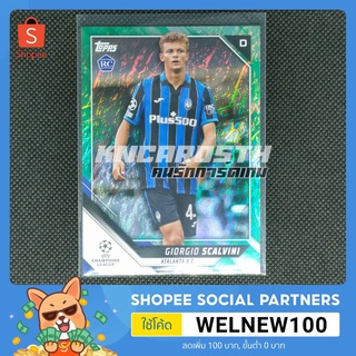 การ์ดสะสม การ์ดนักฟุตบอล Topps Uefa Champions League 21/22 Giorgio Scalvini RC