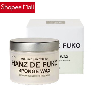 Hanz de Fuko - Sponge Wax(2 oz / 56 ml)ผลิตภัณฑ์เซ็ตผมมีส่วนผสมจากธรรมชาติ